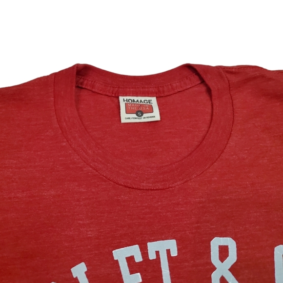Old school Homage Scarlet & Gray All The Way tee - Picture 3 of 5